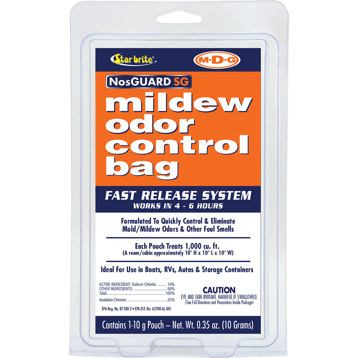 Star brite 089970 NosGUARD SG Mildew Odor Control Bags Fast Release Formula