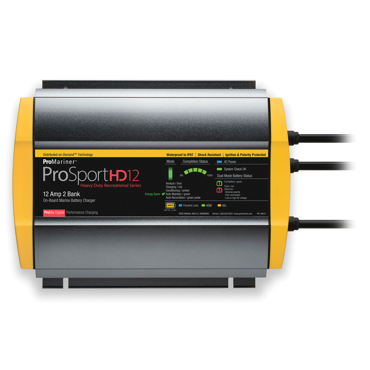 ProMariner 44012 ProSportHD Series Battery Charger - 12 Amp