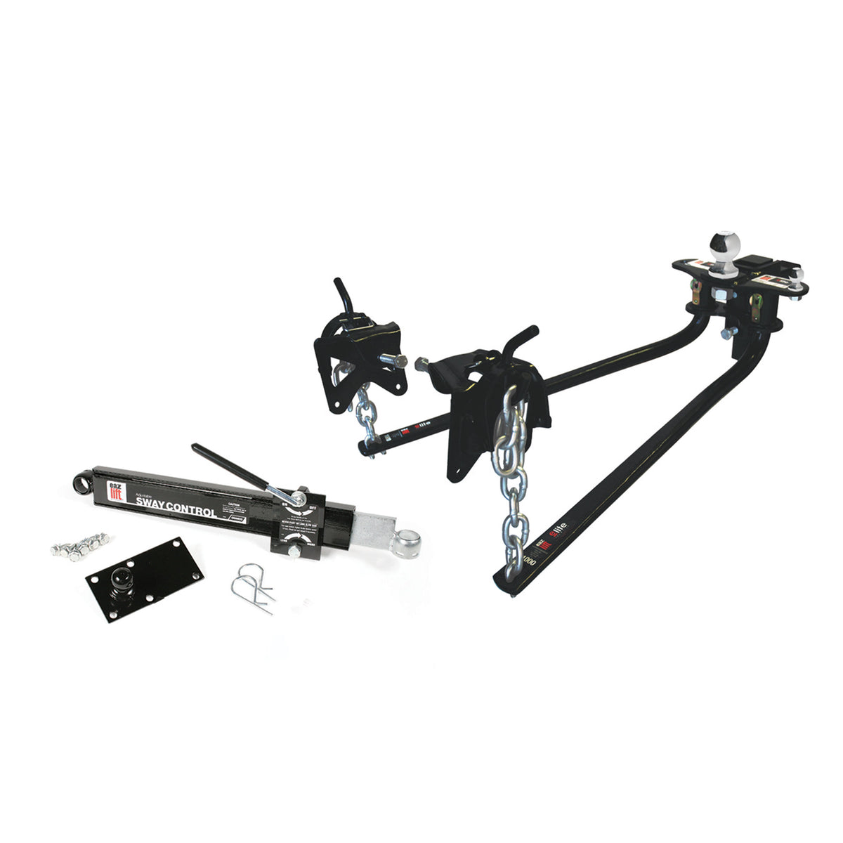 Camco 48056 Eaz-Lift Bent Bar Weight Distribution Hitch With Sway Control - 600 Lb.