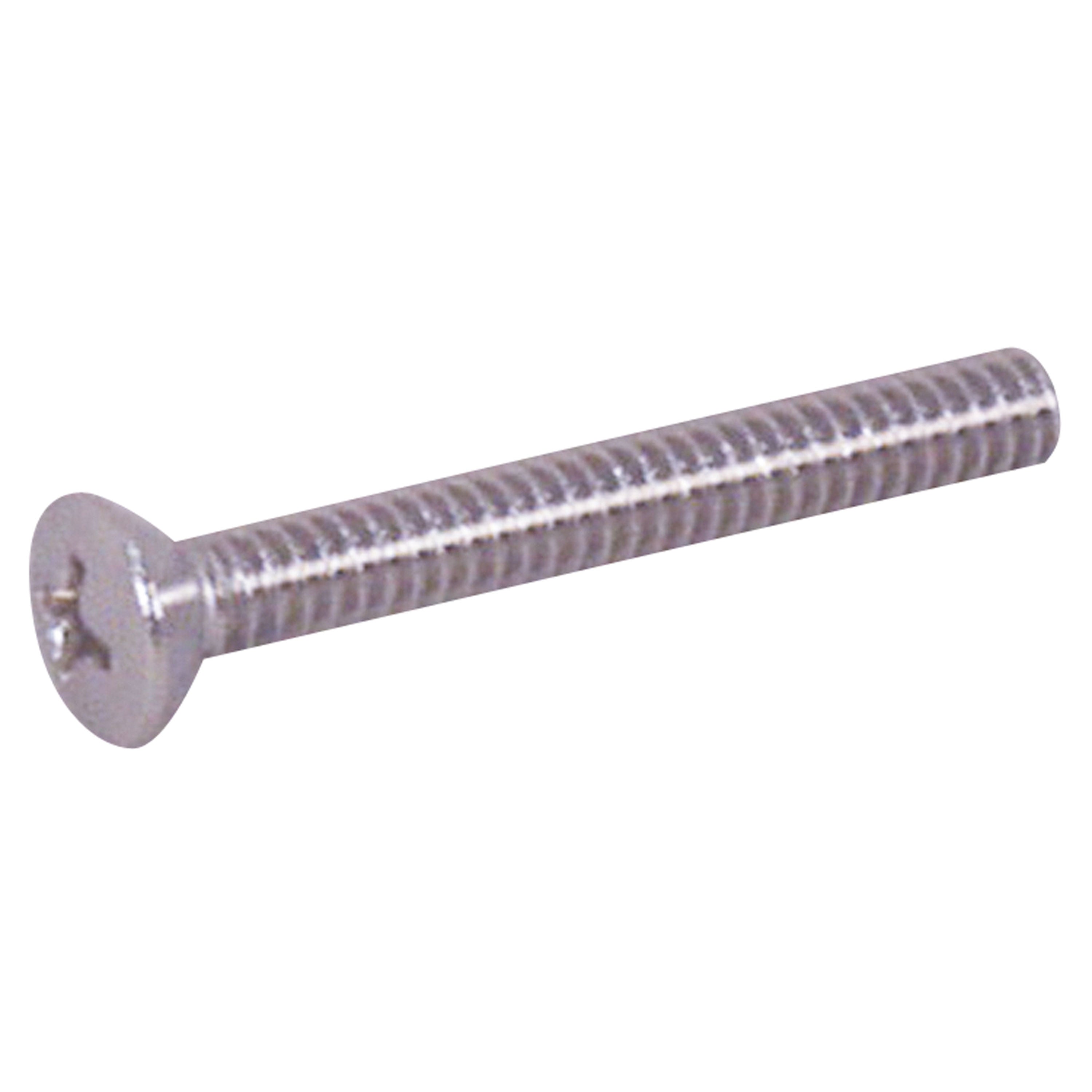 Handi-Man Marine B-697 Phillips Oval Head Stainless Steel Machine Screws Bulk, 100 Per Box - #10-24 x 2"