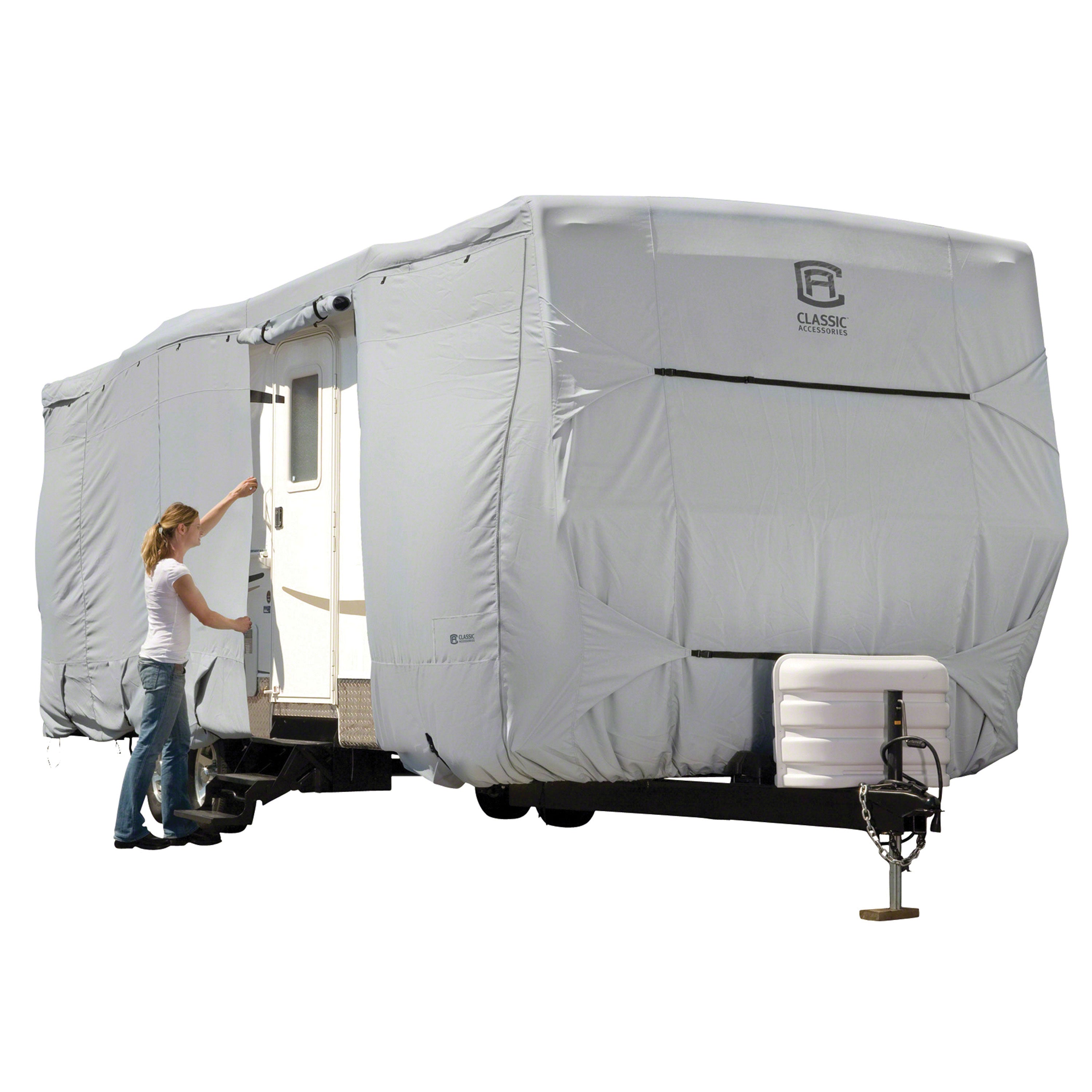 Classic Accessories 80-137-171001-00 Over Drive PermaPRO Travel Trailer Cover - 24' to 27' L x 118" H