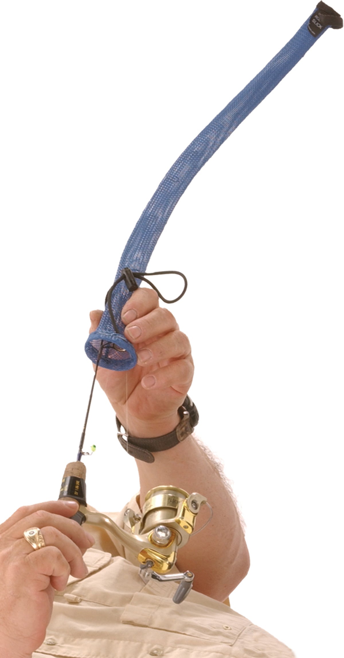 Clam 8248 Ice Rod Slick - Blue, 2 Pack