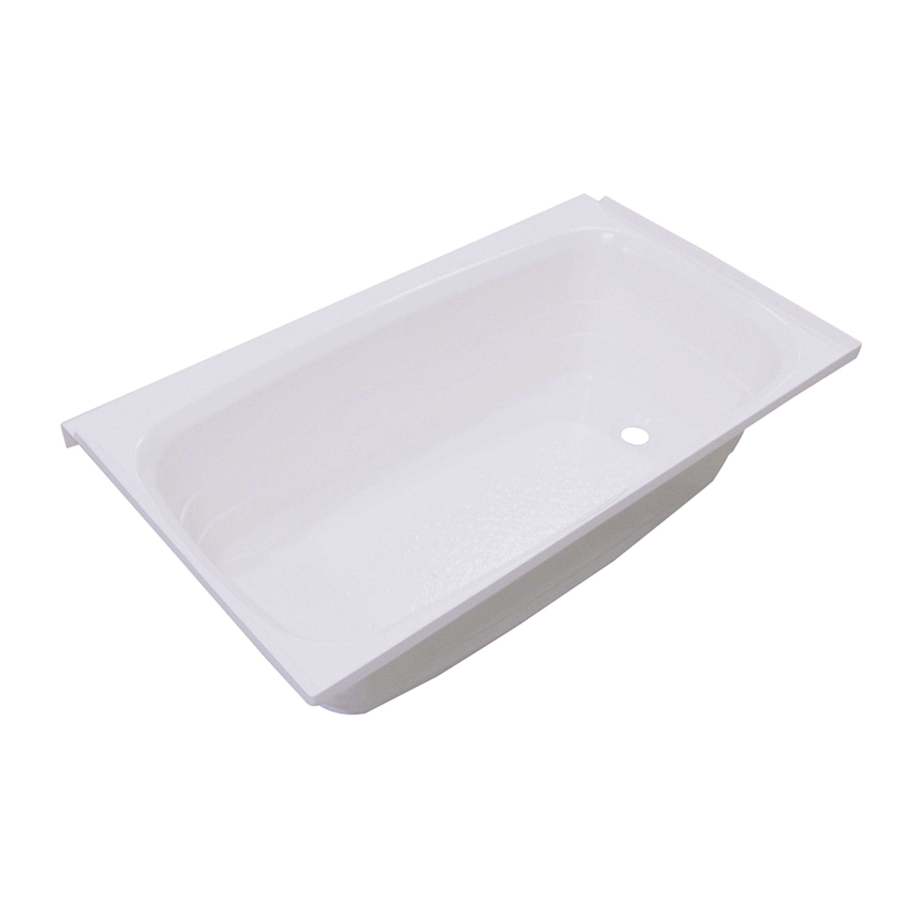 Lippert 209678 ABS Acrylic Bathtub with Right Drain - 24" x 40", White