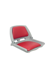 Springfield 1061114-C Traveler Folding Seat - Gray with Red Cushion