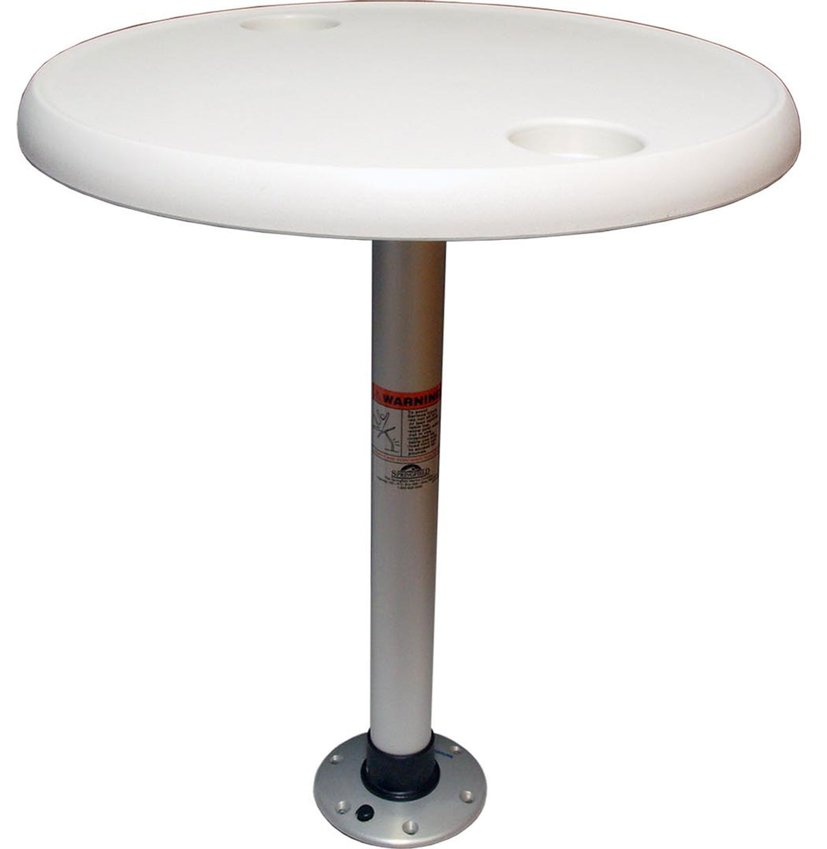 Springfield Marine 1690202 Stowable Table Package - 24", Round
