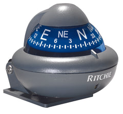 Ritchie Navigation X-10-A RitchieSport Compass - Automotive, Gray with Blue Dial