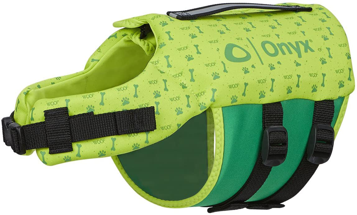 Full Throttle 157200-400-030-19 Neoprene Pet Vest - Medium (30-60 lbs.), Green
