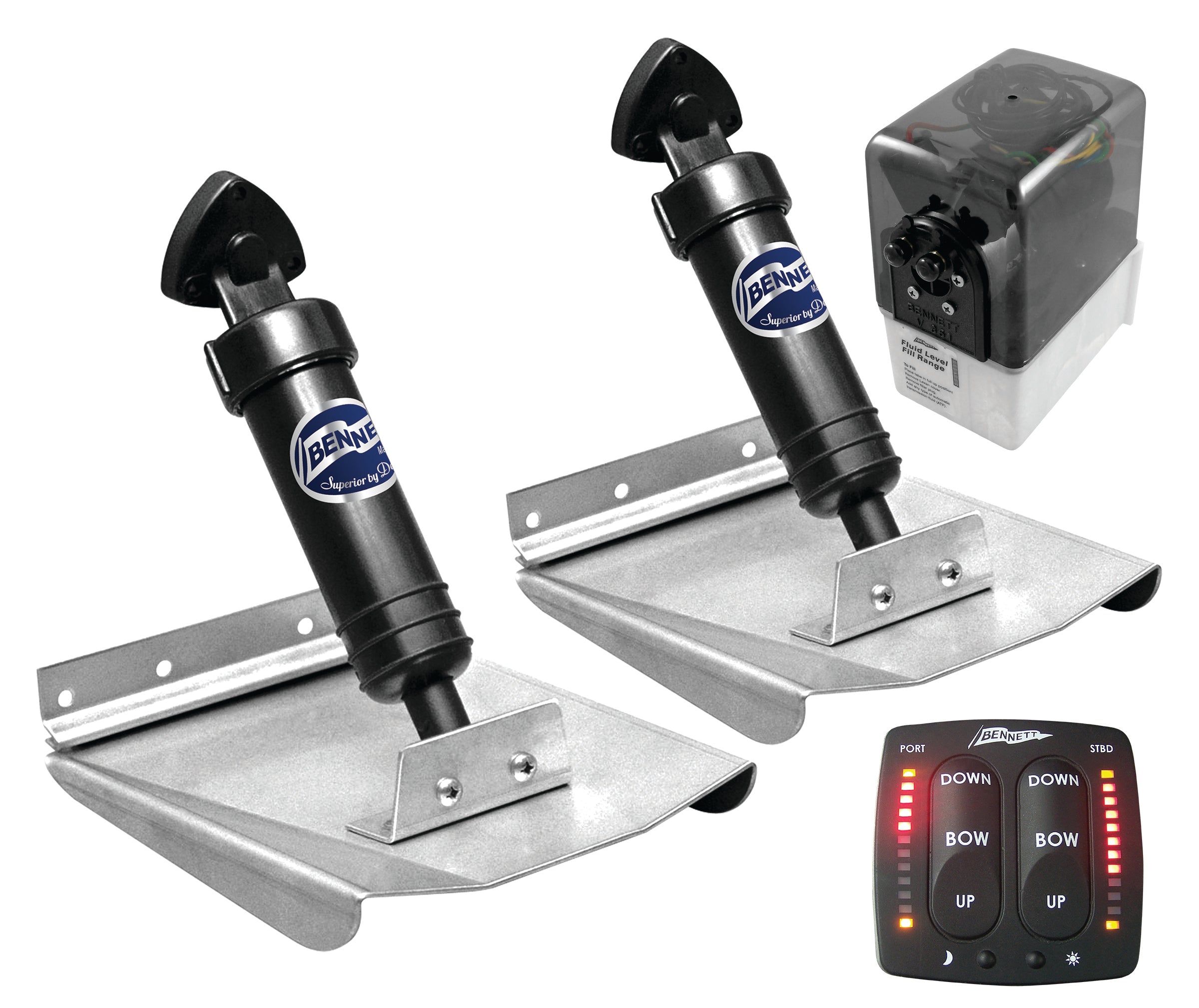 Bennett Marine 6BT-50110-78-00 M80 Sport Tab System with One Box Indication Unit