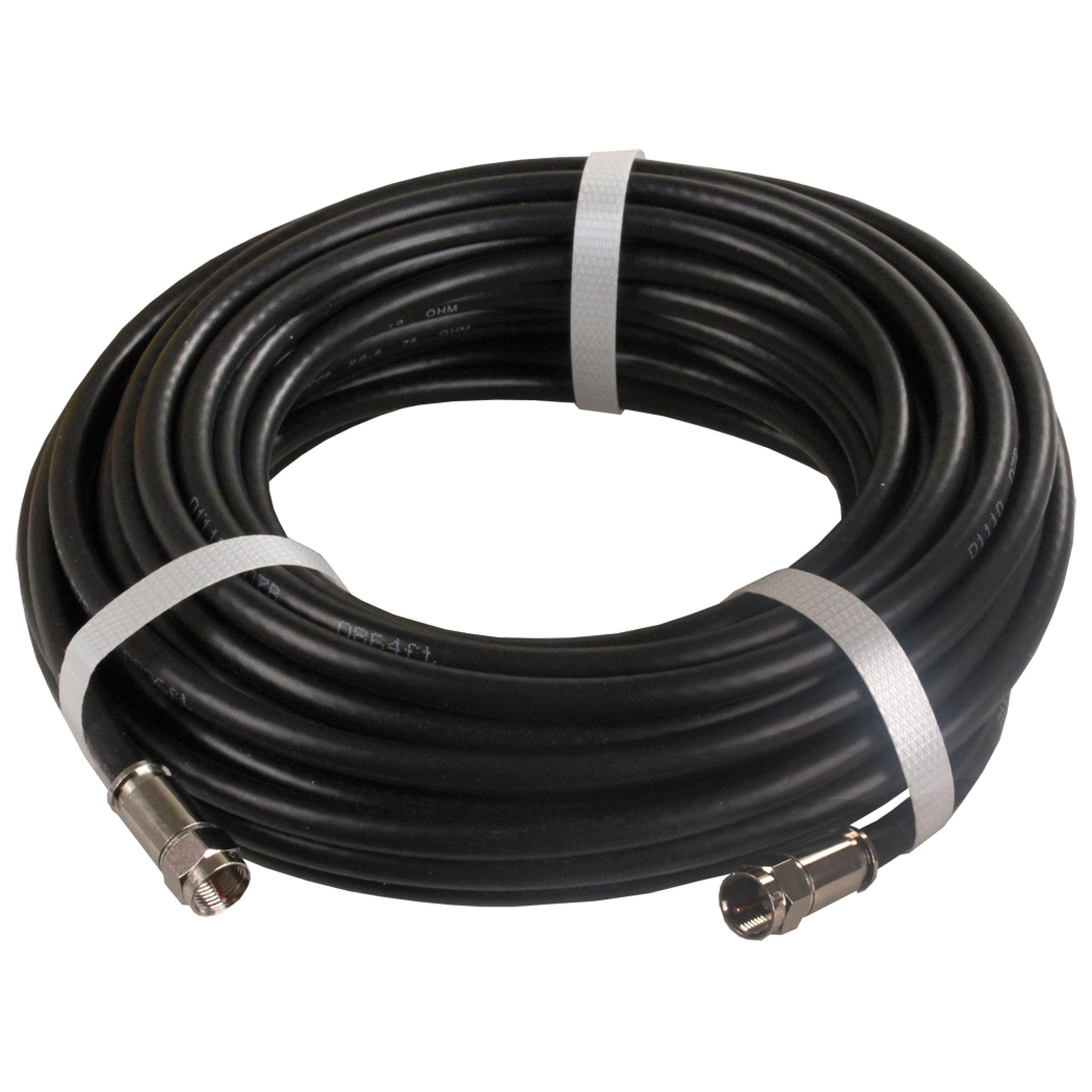 JR Products 47985 RG6 Exterior HD/Satellite Cable - 50'