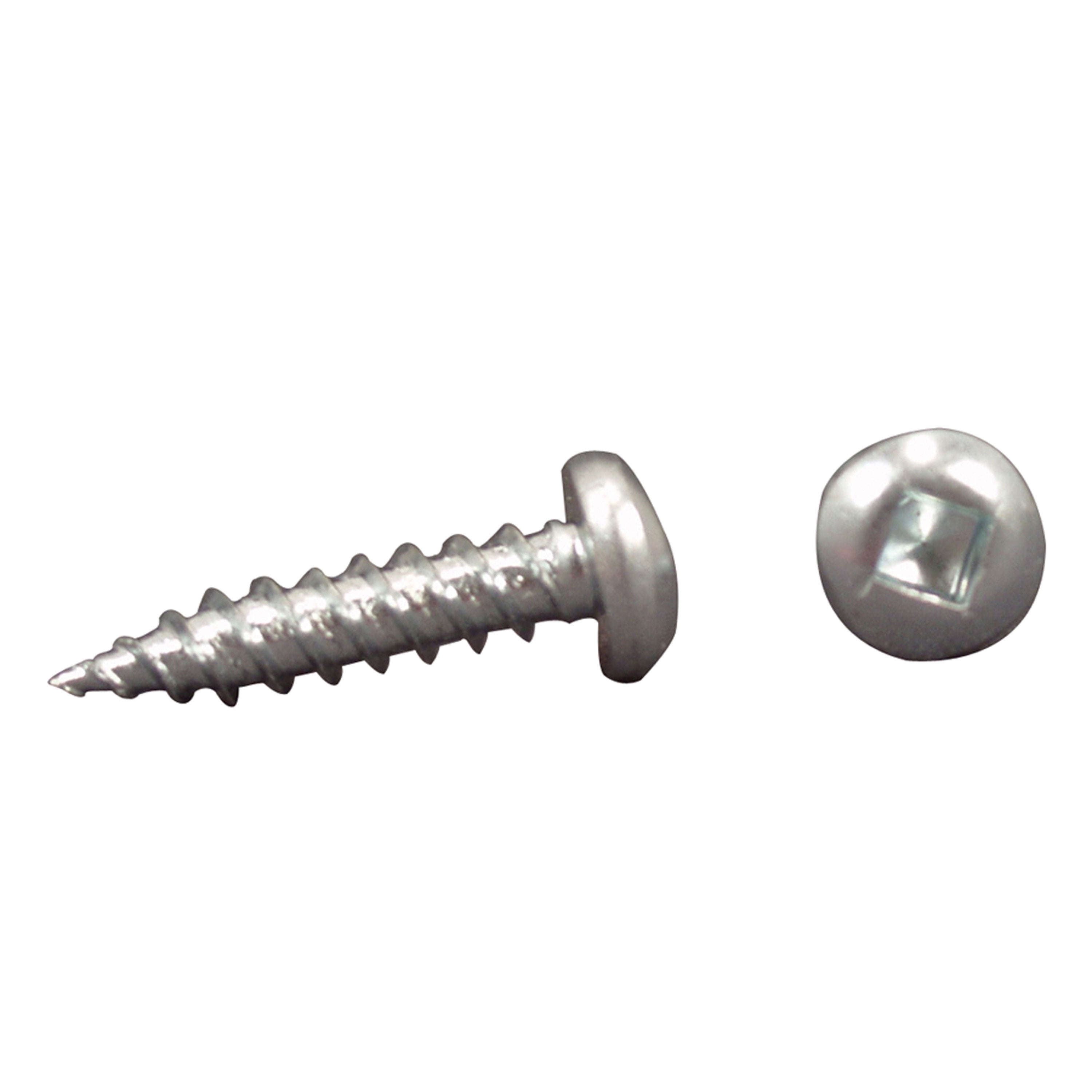 AP Products 012-PSQ500 8 X 3/4 Pan Head Square Recess Screw, Pack of 500 - 3/4", Zinc
