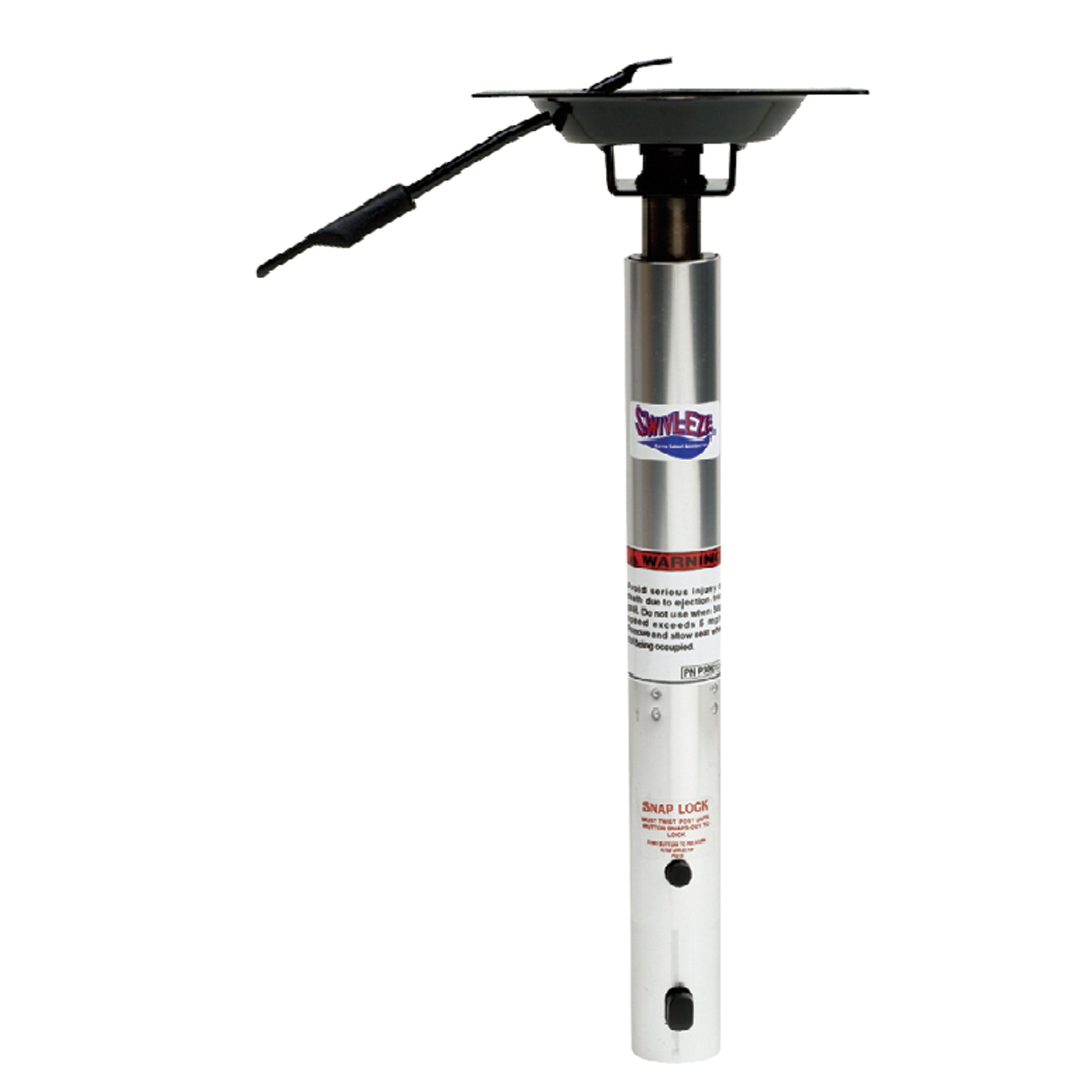 Attwood 39204 Snap-Lock 1.77" Pro-Post Power Pedestal with Integral Seat Mount - 24" to 30"