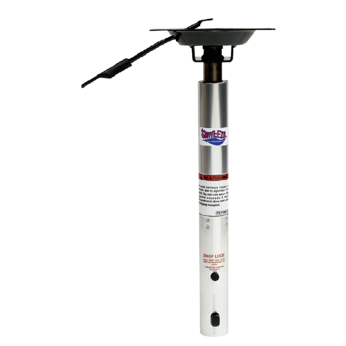 Attwood 39204 Snap-Lock 1.77" Pro-Post Power Pedestal with Integral Seat Mount - 24" to 30"