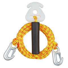 Full Throttle 341000-300-999-21 Ski/Tube Tow Harness - 2-Rider, 8', White/Orange