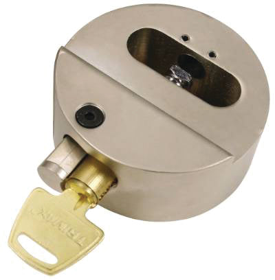 TRIMAX THP2XL Shackle-Less Steel Padlock for All Trailer Hasps - 2-Pack