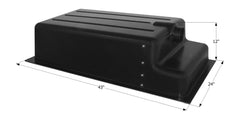 Icon 12419 Holding Tank with Recessed Drain HT152RE - 43" x 24" x 12", 31 Gallon
