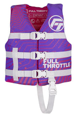 Full Throttle 112200-600-001-22 Child Nylon Life Jacket - Purple