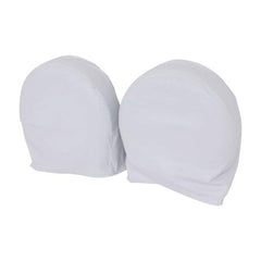 Classic Accessories 80-110-042801-00 Dual Axle Wheel Covers - Large, White