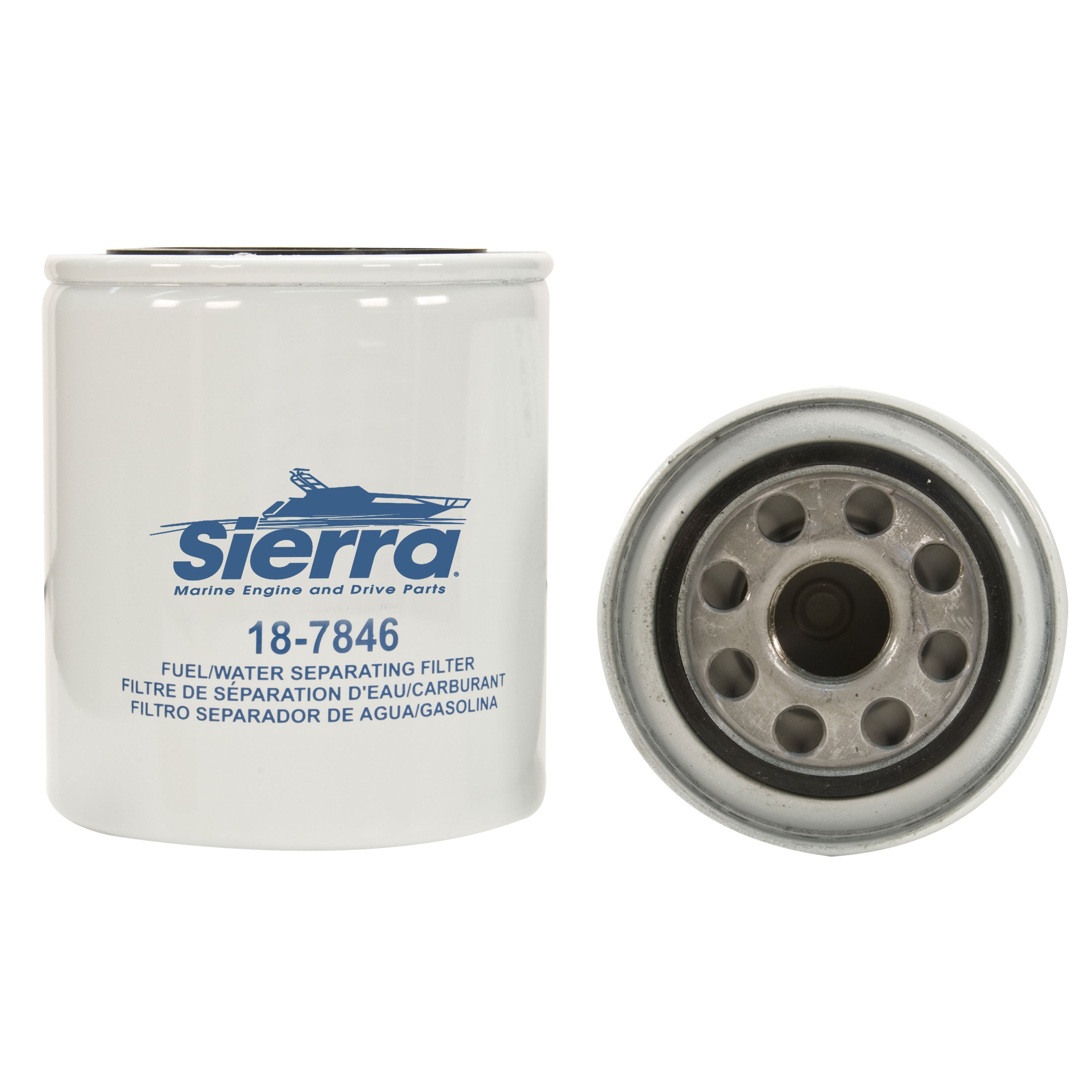 Sierra 18-7846 21 Micron Replacement Fuel Filter - OMC Thread