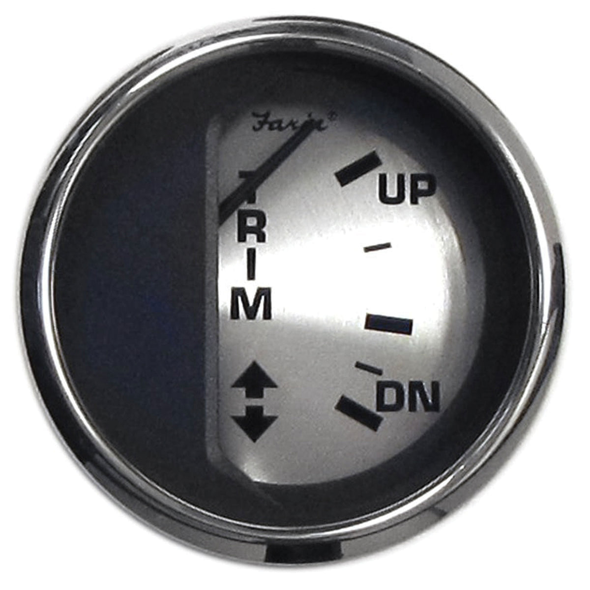 Faria 16016 Spun Silver Trim Gauge (Mercury/Mariner/Mercruiser/Volvo DP/Yamaha 2001 and Newer) - 2"