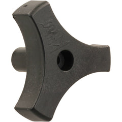 JR Products 20175 Tri-Lug Window Knob - 9/16", Black