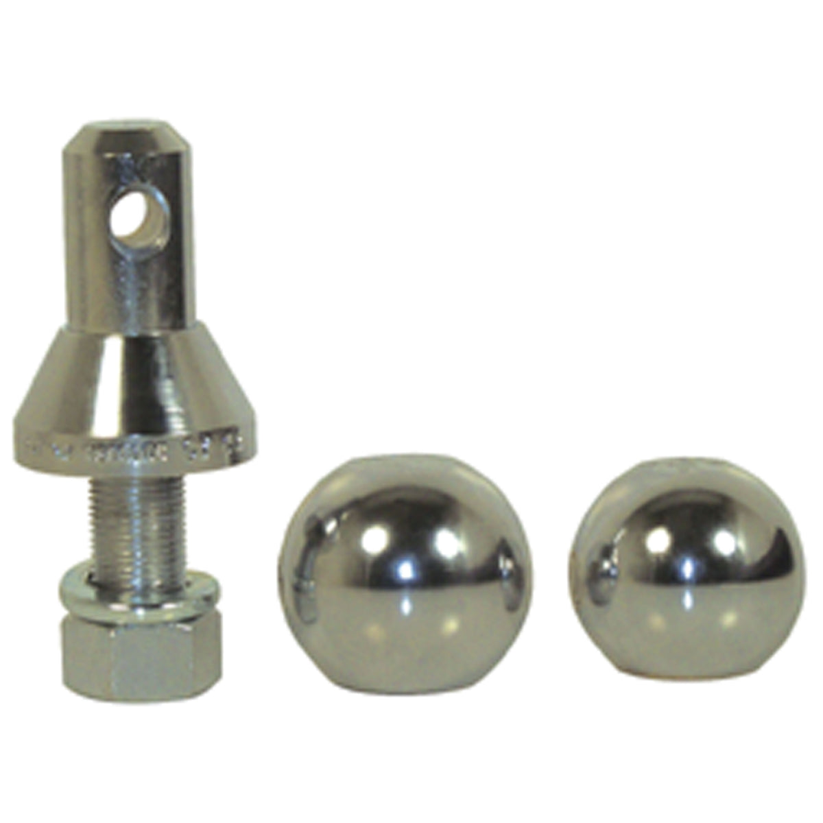 Convert-A-Ball 904B Nickel-Plated Shank with 2 Balls - 1"