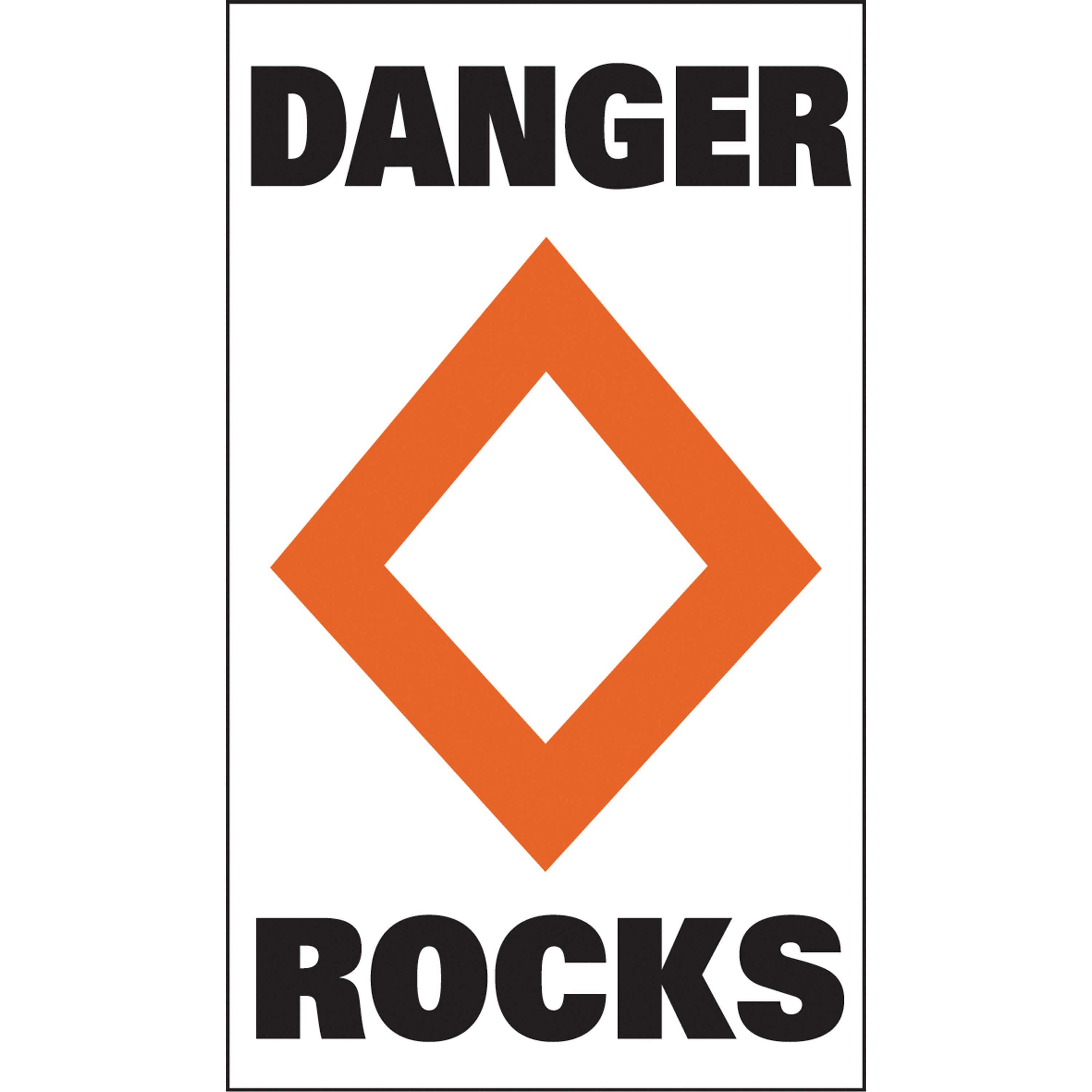 Taylor Made 46184 Sur-Mark Buoy Label - "Danger Rocks"