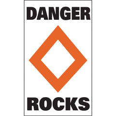 Taylor Made 46184 Sur-Mark Buoy Label - "Danger Rocks"