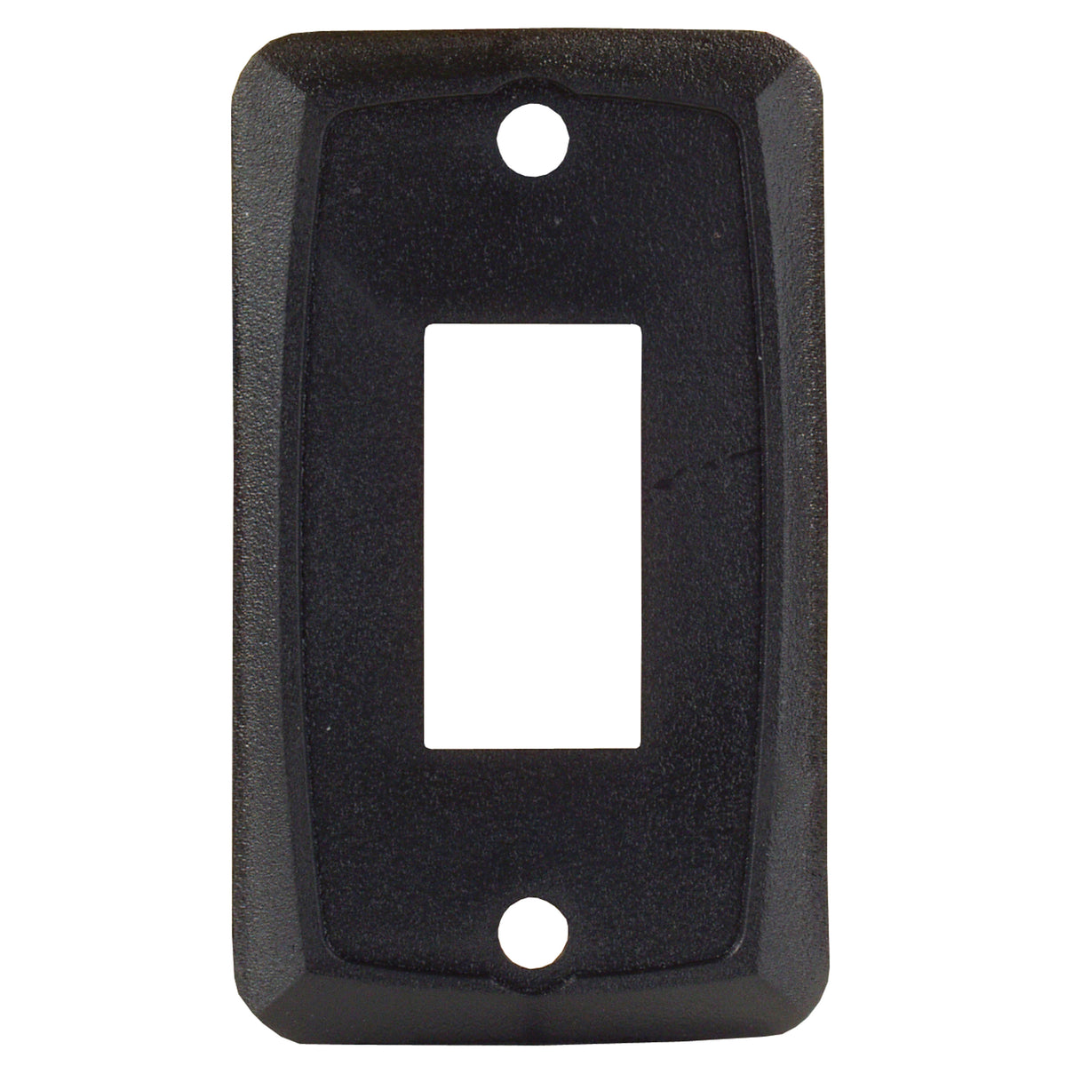 JR Products 12855 Single Switch Face Plate - Black