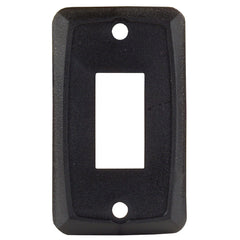 JR Products 12855 Single Switch Face Plate - Black