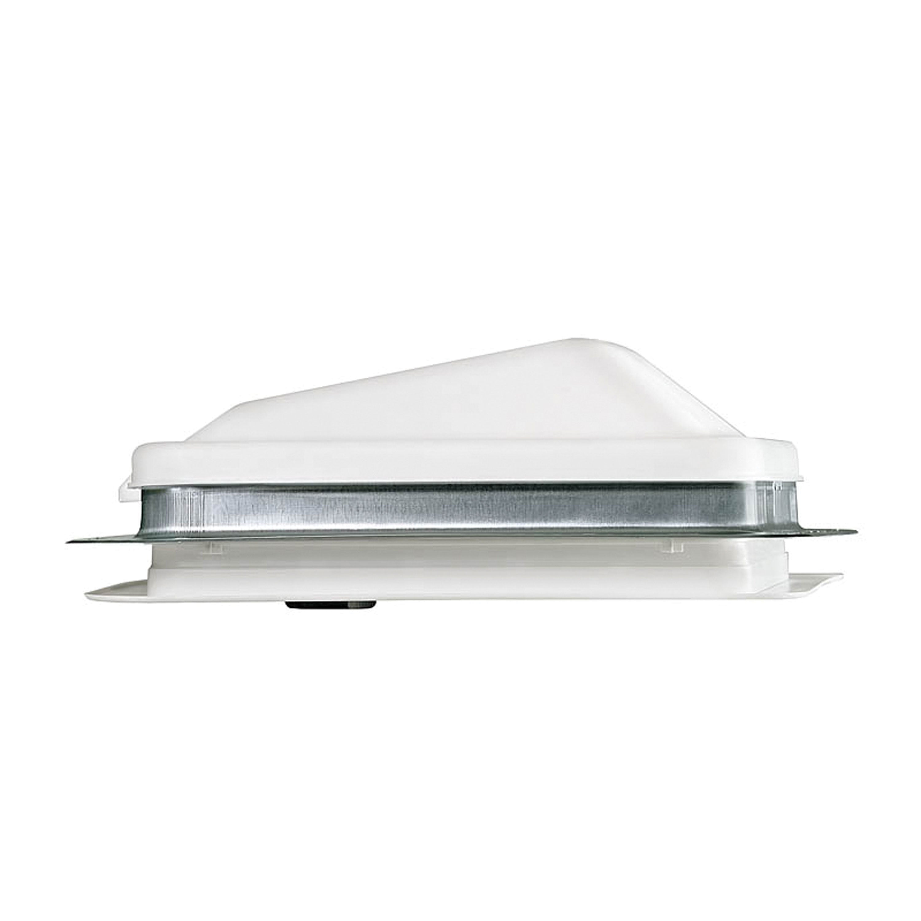 Ventline V2094-501-00 Ventadome V2094 Series Radius Corner Powered Ventilator 12V Without Garnish - Birch White