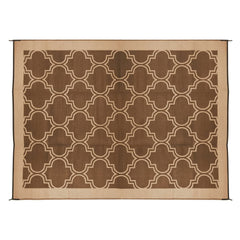 Camco 42857 9'X12' Leisure Mat Lattice Brown