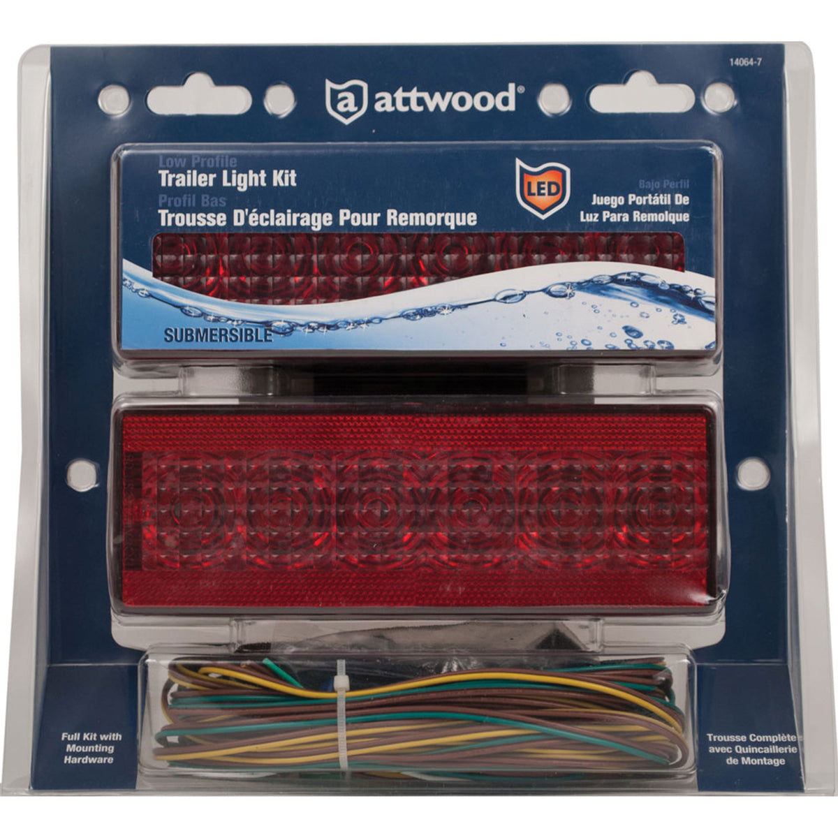 Attwood 14064-7 LED Low-Profile Trailer Light Kit