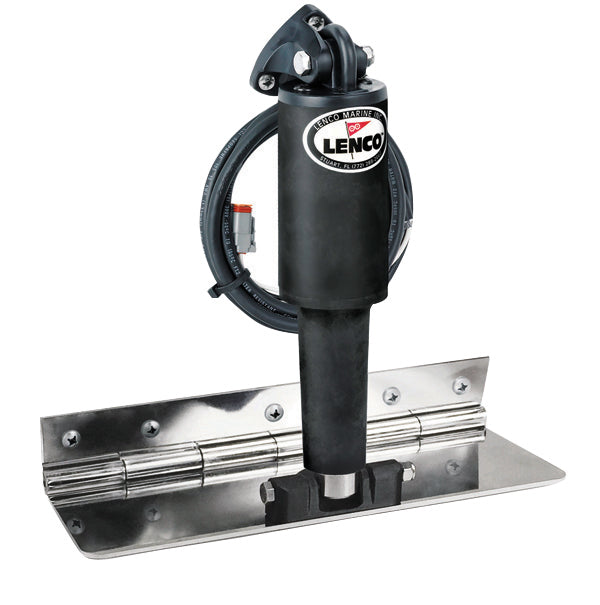 Lenco Marine 15088-101 Electro-Polished Limited Space Trim Tab Kit - XDS, 4" x 12"