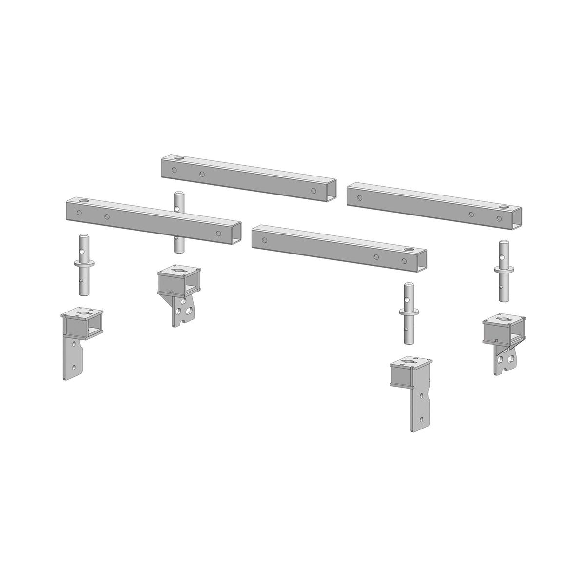 PullRite 3123 Traditional Series #3100 SuperRail Mounting Kit - 2015-2019 Ford F150 Trucks