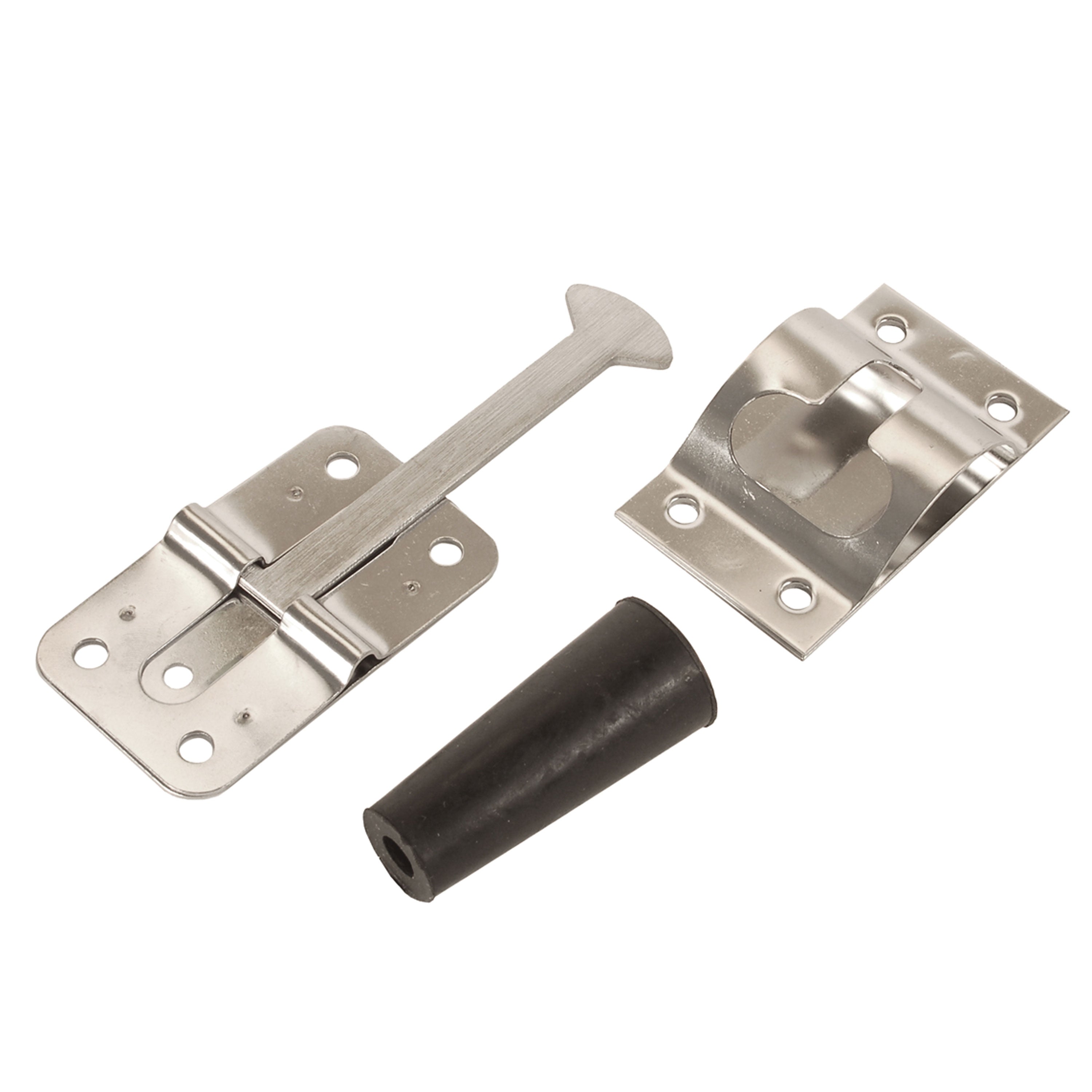 RV Designer E225 Stainless Steel T-Style Entry Door Holder - 3.75"