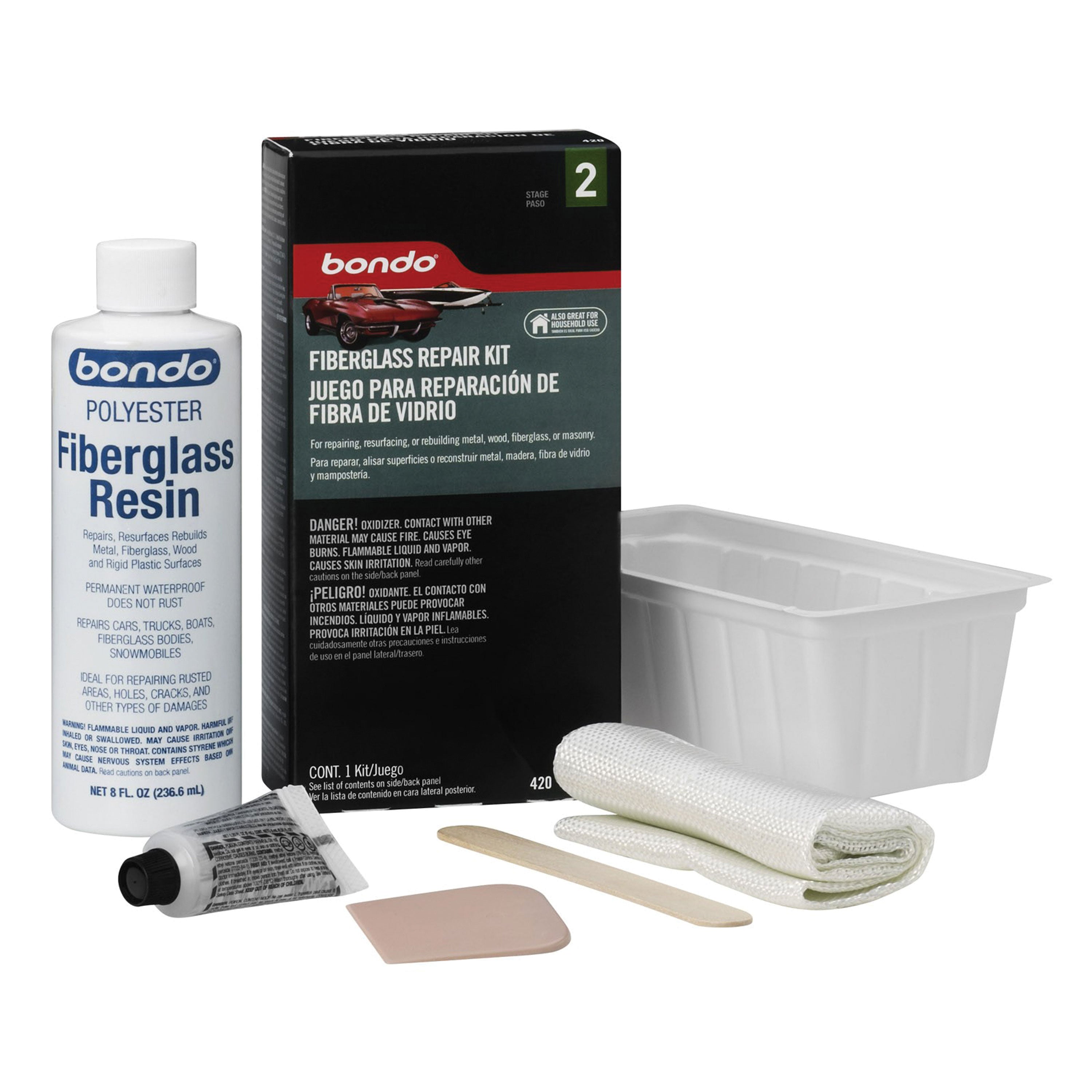 Bondo Repair Bumper 3M 420 Bondo Fiberglass Resin Repair Kit – RVe Parts