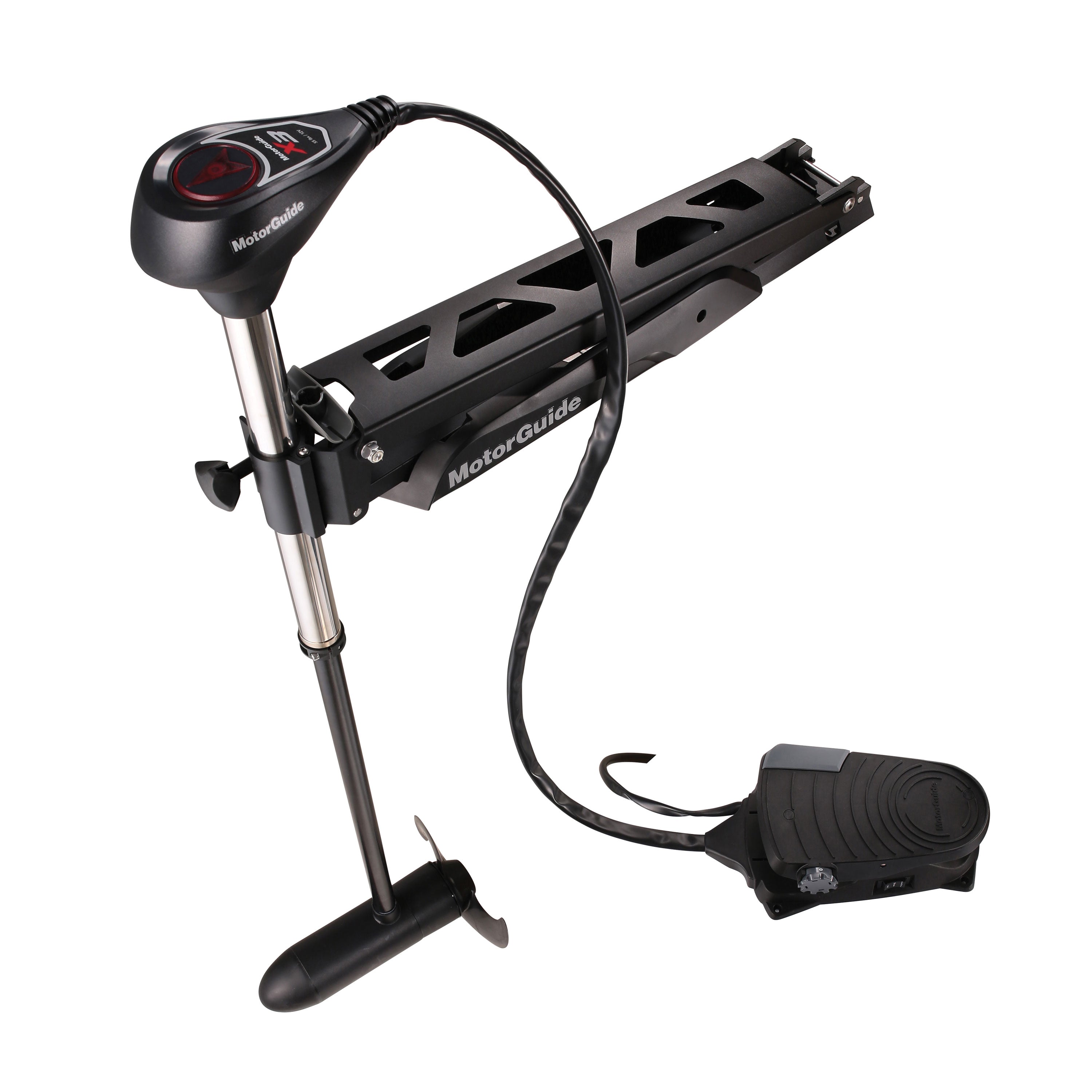 MotorGuide 940200120 X3 Freshwater Bow Mount Trolling Motor with Foot Control - 24V (70 lbs.), 50" Shaft