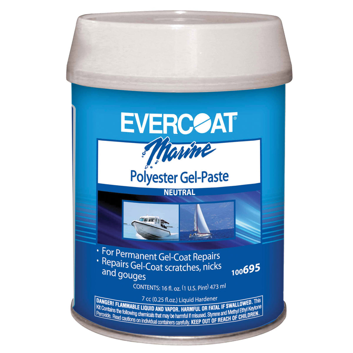 Evercoat 100695 Polyester Gel Paste - Neutral, Pint