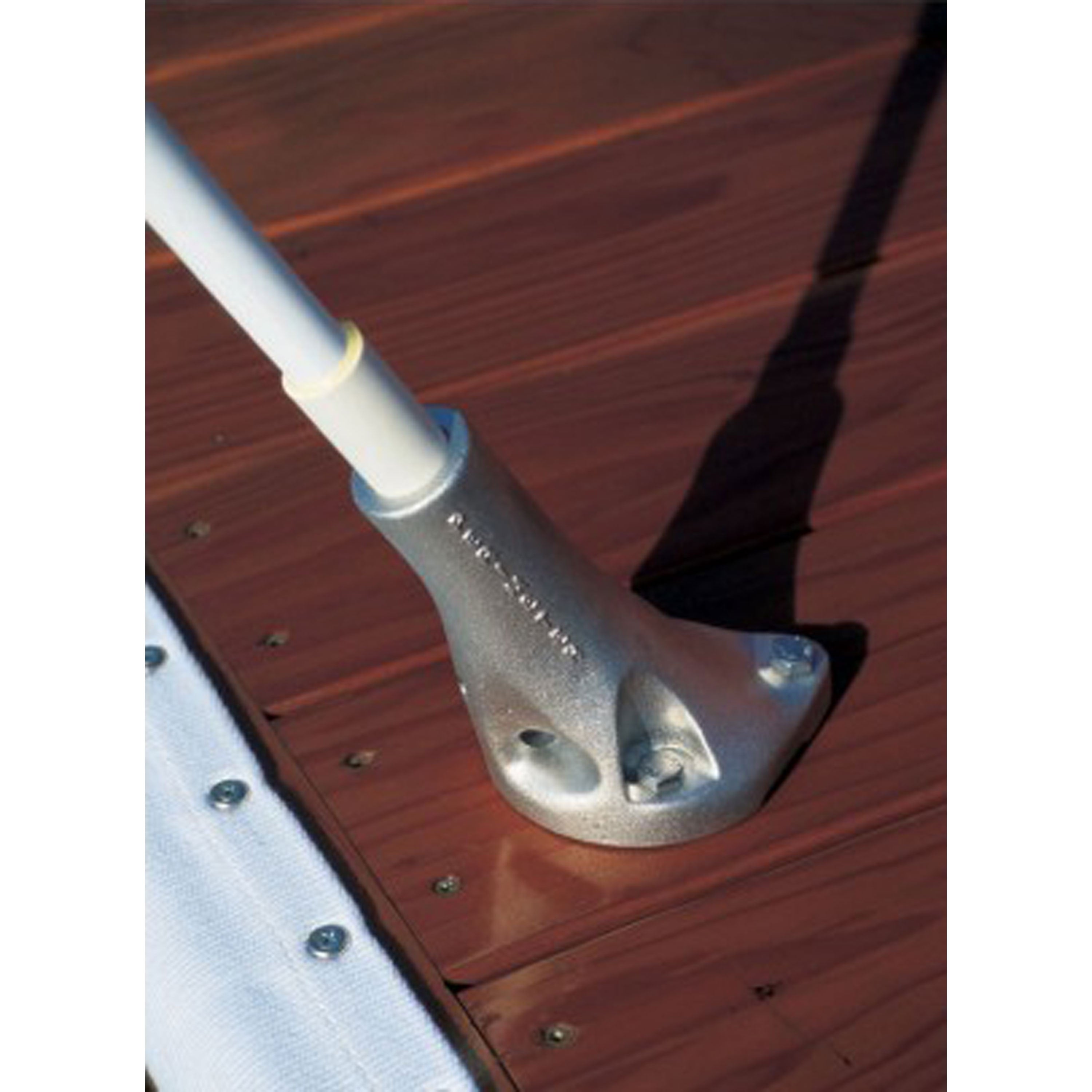 Taylor Made MW120 Mooring Whip with Fixed Angle Base - 12' (Boats 18'-23' / 2500-5000 lbs.)