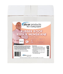 Dicor 533RM-6 EPDM Rubber Roof Repair Membrane - 6" x 25' Roll