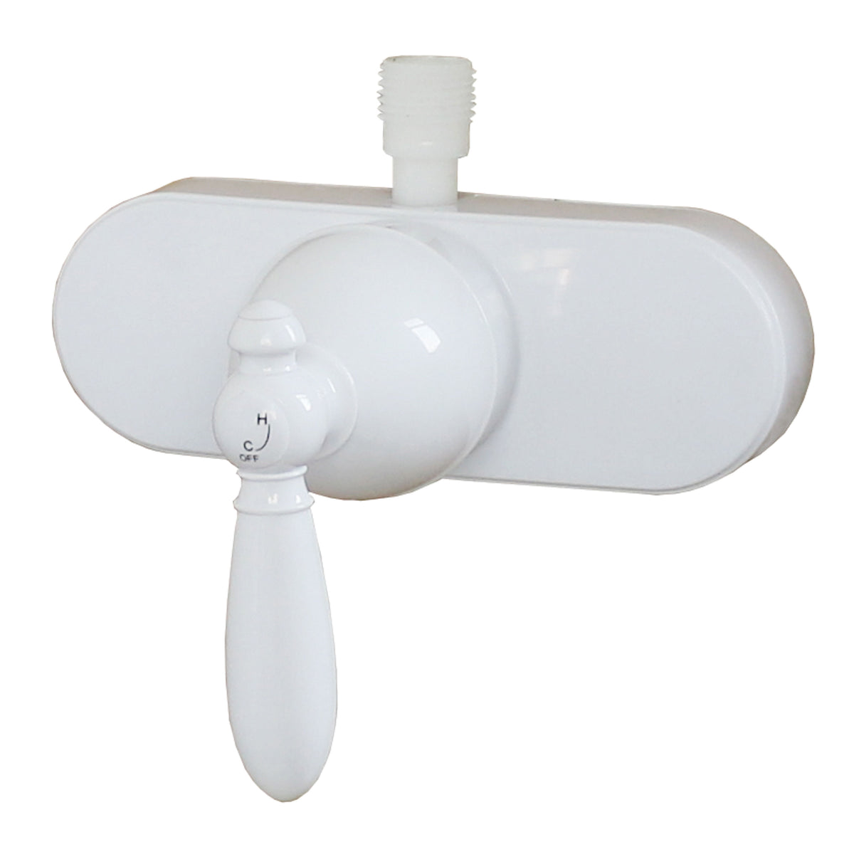 Empire Brass U-YSL53VBWLVR-E RV Non-Metallic Shower Valve with Single Lever Handle and Vacuum Breaker - 4", White