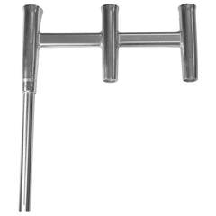 TACO Marine F31-0781BXY-1 Deluxe Trident Rod Holder Cluster with Tool Caddy - Offset