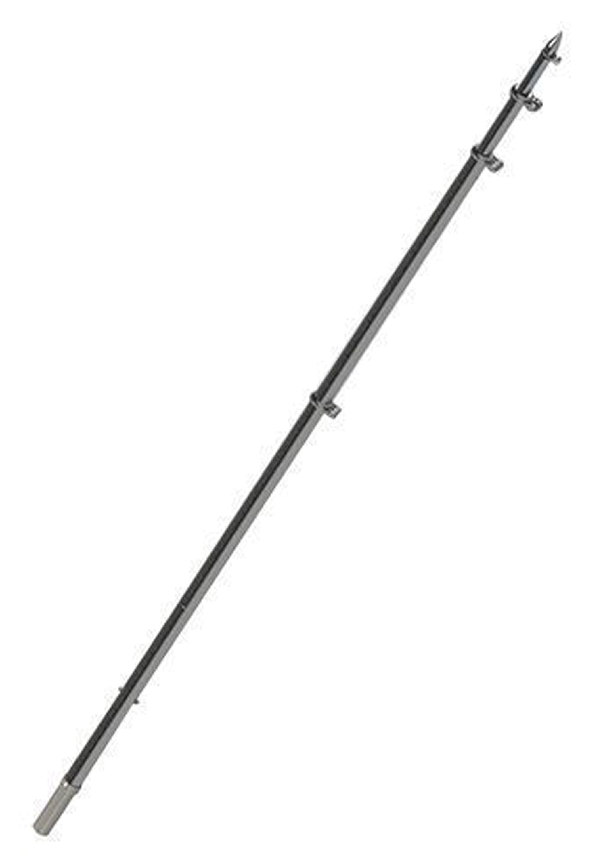 TACO Marine OT-0318HD-VEL Deluxe Aluminum Tele-Outrigger Poles - 18', Silver