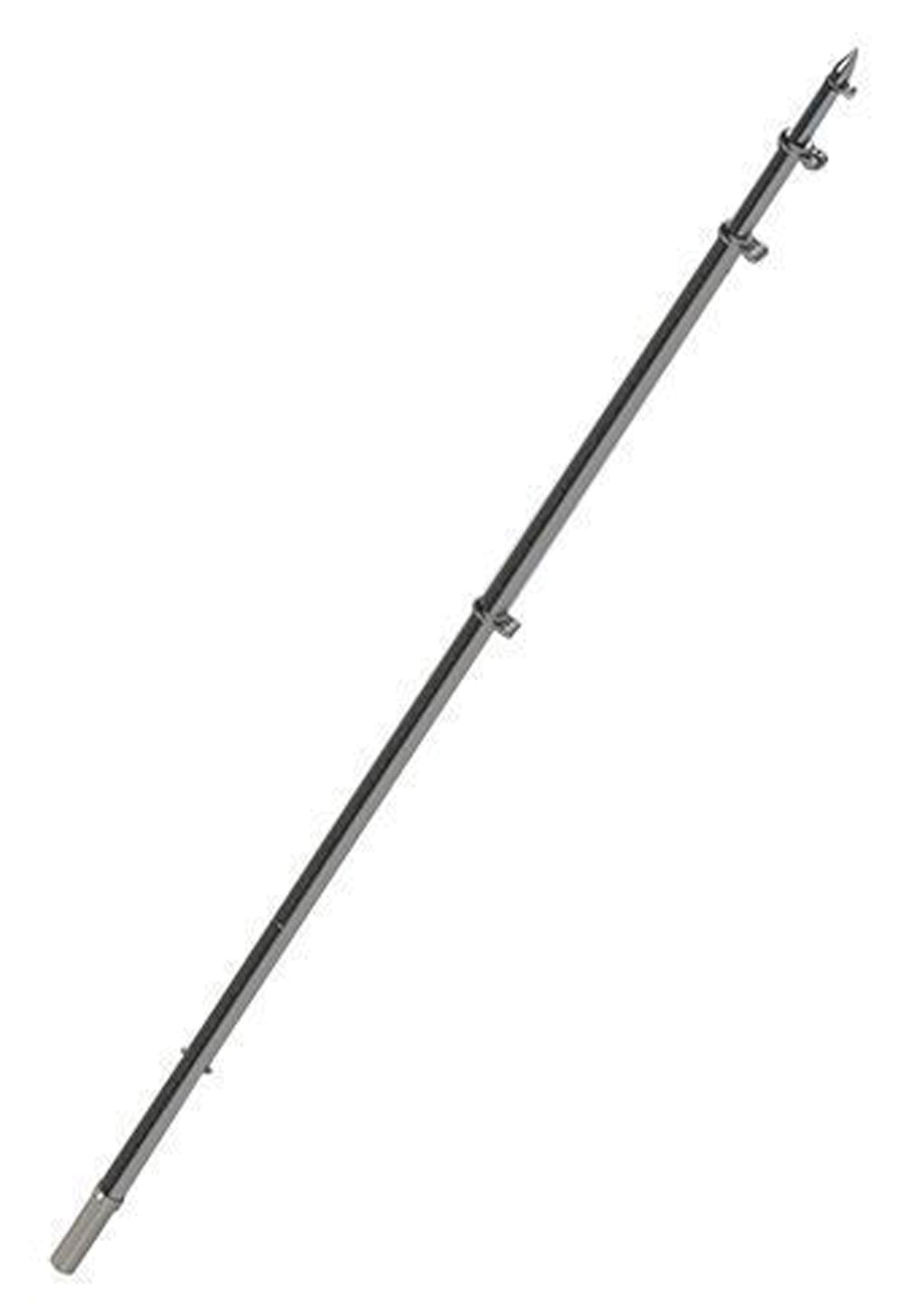 TACO Marine OT-0318HD-VEL Deluxe Aluminum Tele-Outrigger Poles - 18', Silver