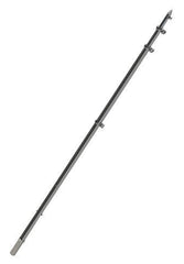 TACO Marine OT-0318HD-VEL Deluxe Aluminum Tele-Outrigger Poles - 18', Silver