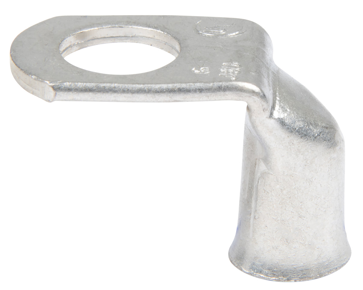 Ancor 262296 90Â° Tinned Copper Lug - 2/0 AWG x 3/8" Screw Hole, Pack of 2