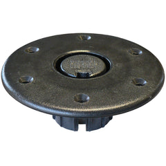 Springfield 1660703 Uni-Lock Round Plastic Table Base - 7", Black