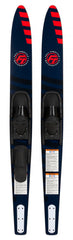 Full Throttle 330500-700-999-22 Traditional Combo Waterskis - Black
