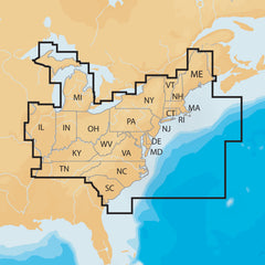 Garmin MSD/NAV+EA Navionics Plus - East
