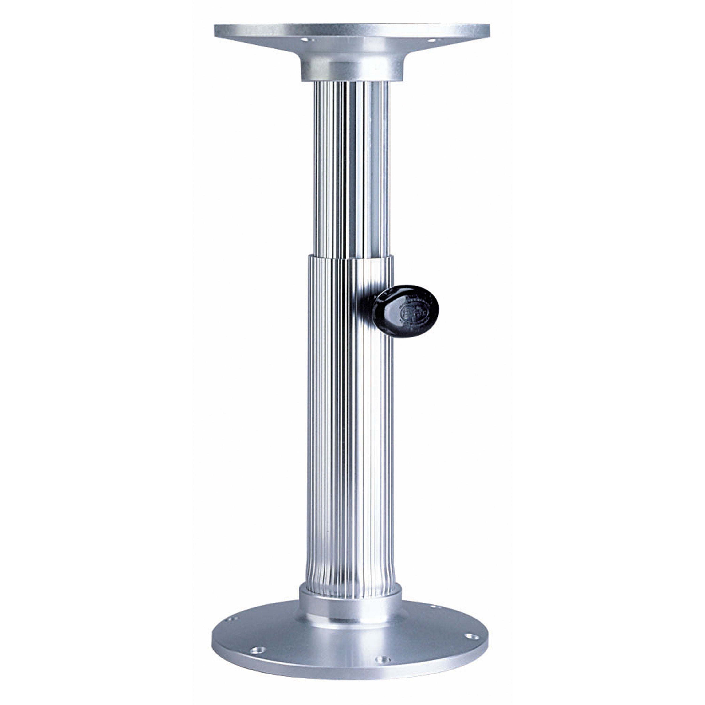 Garelick 75225 Manual Adjustable Table Base with Anodized Finish - Smooth